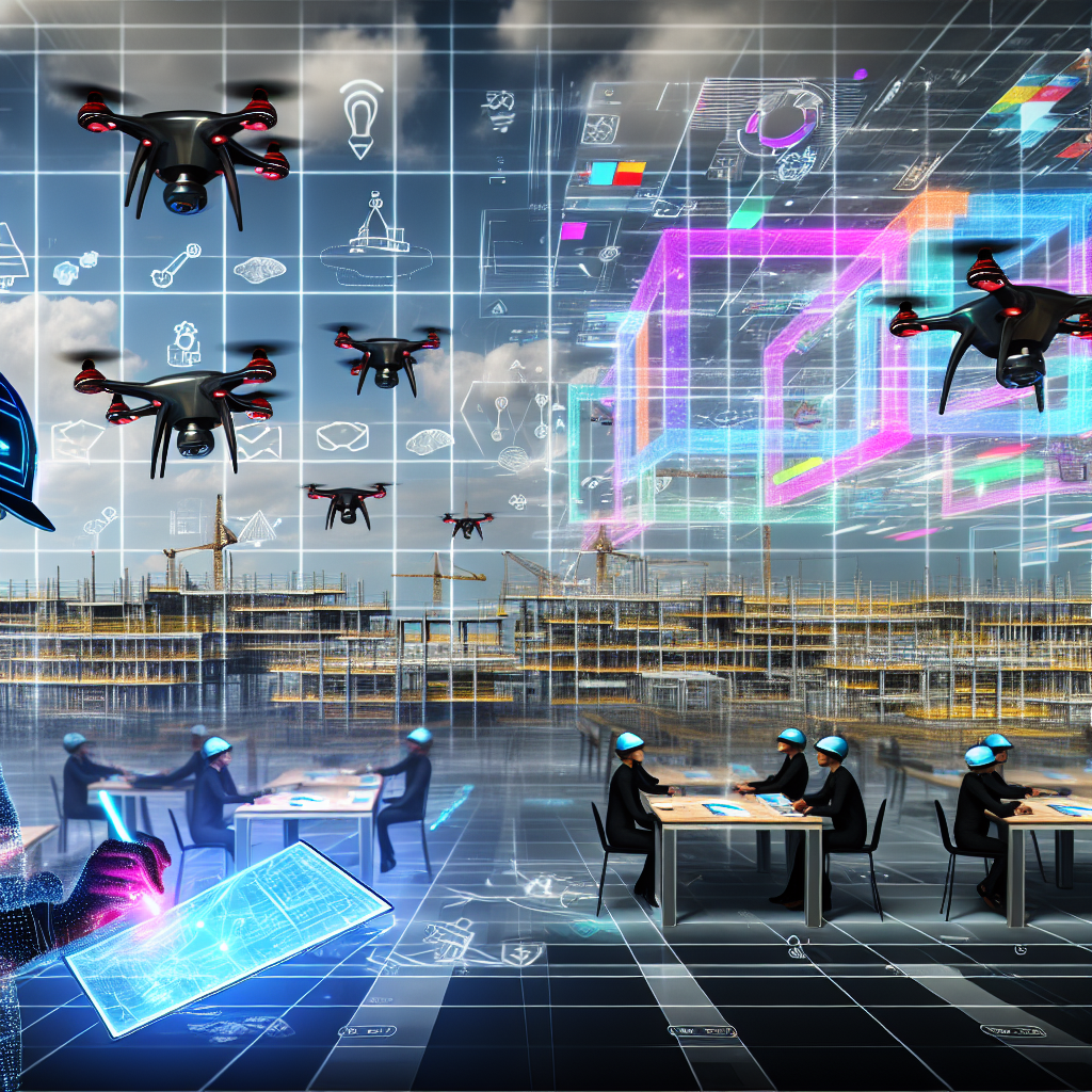 Innovación en obra: Integración de tecnología digital y drones Uso avanzado de herramientas digitales y drones en la digitalización de un proyecto de construcción