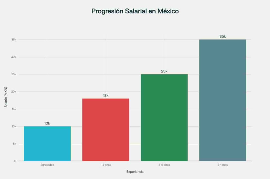 Cuanto gana un licenciado en administración a lo largo de los años 
